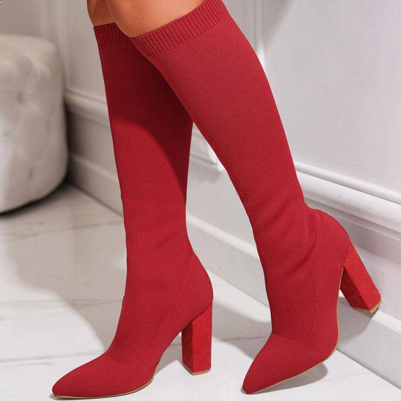 Cheky - Thick High-heeled Thigh Boot Women