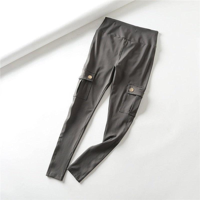 Cheky - Skinny slim high elastic gym pants