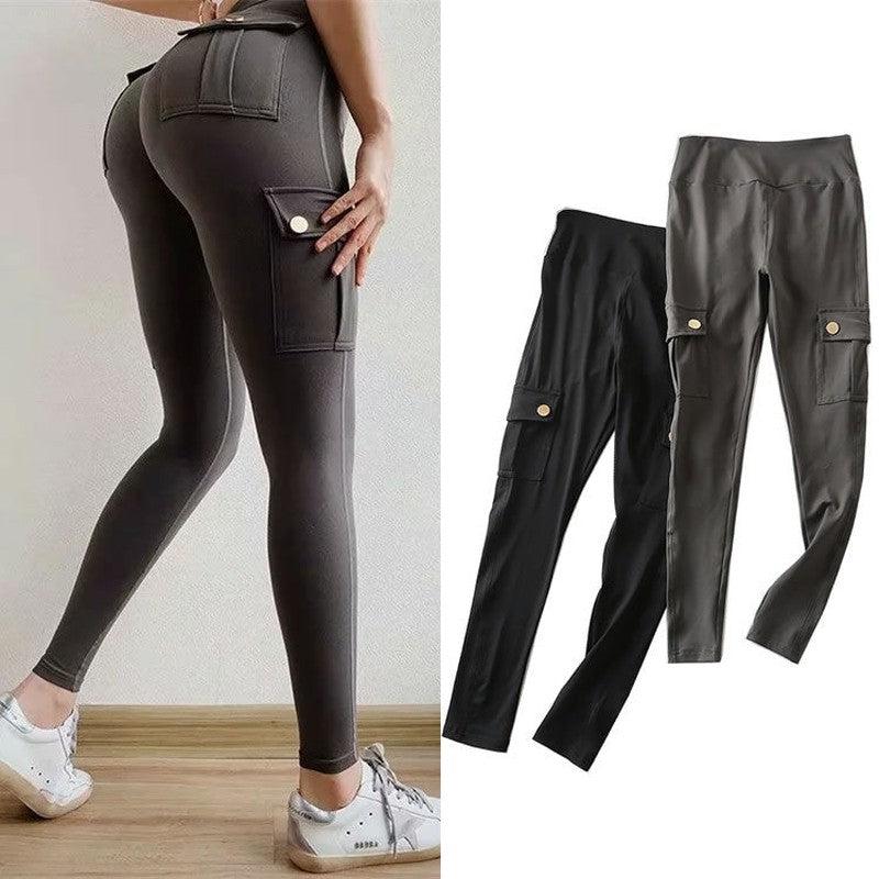 Cheky - Skinny slim high elastic gym pants