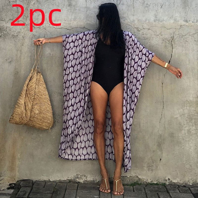 Cheky - Polyester Ladies Sun Protection Resort Beach Dress Cover Up