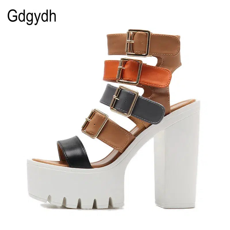 Cheky - Gdgydh Women Sandals High Heels Summer Fashion