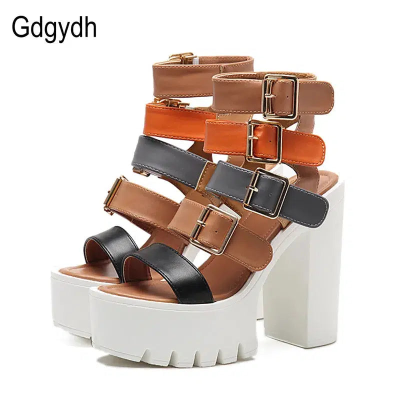 Cheky - Gdgydh Women Sandals High Heels Summer Fashion