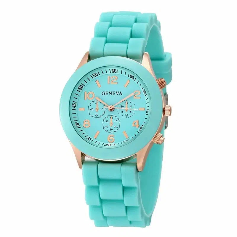 Cheky - Women Watches New Fashion Luxury Brand Women's Watch Silicone Strap Quartz Wrist Watch For Female Relogio Feminino