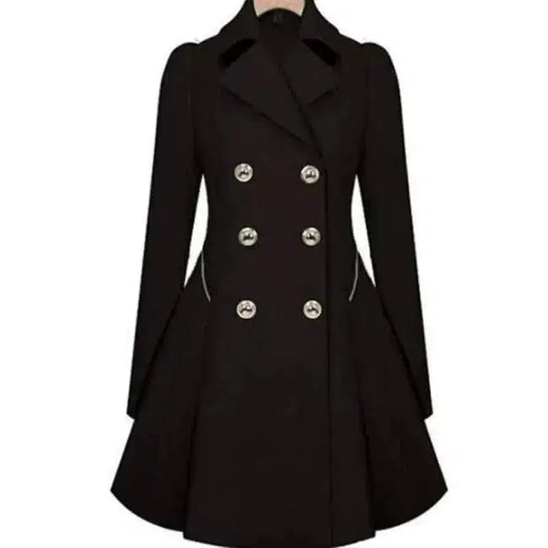 Cheky - Commuter Slim Thin Coat Trench Coat