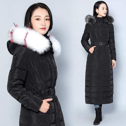 Cheky - Fur collar down jacket