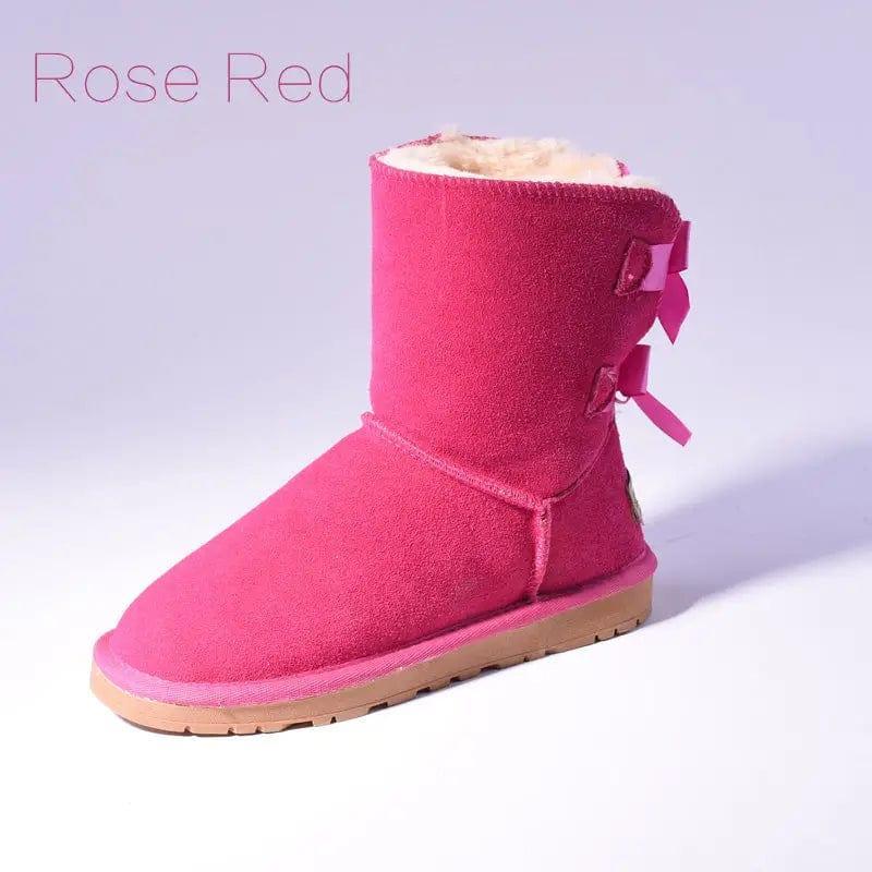 Cheky - High Quality SALE Women Australia Snow Boots Warm Fur Baileys Bow Boots Women Winter Boots Snow Boots Big Size