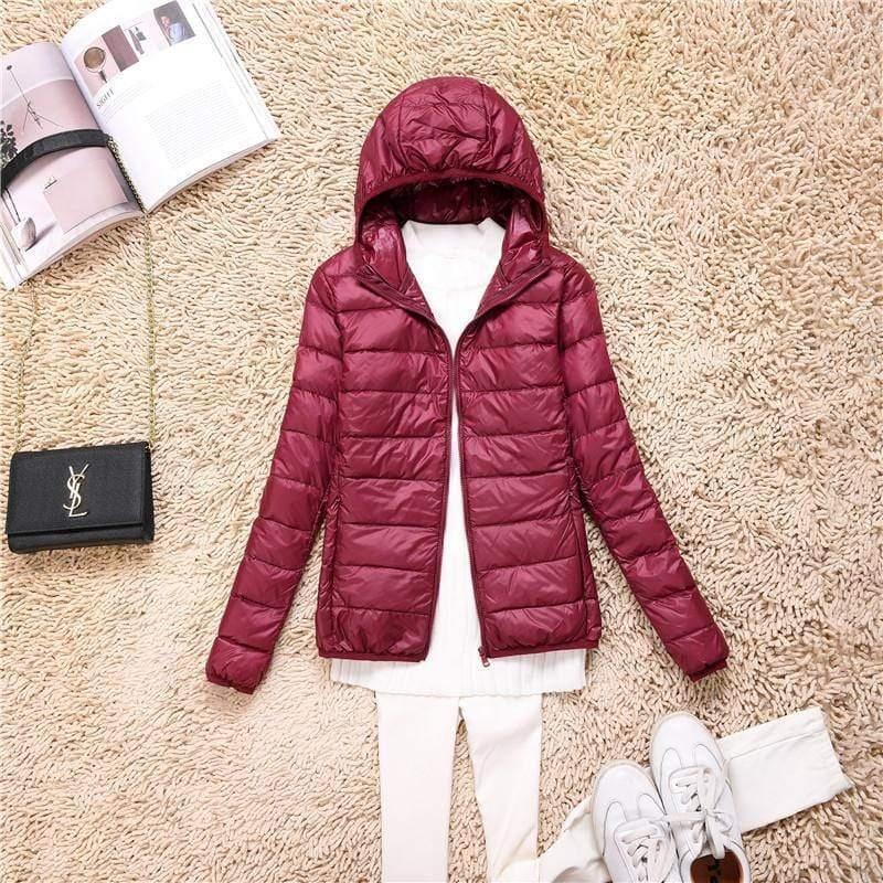 Cheky - Loose Jacket Plus Fat Plus Size Light And Thin Down Jacket