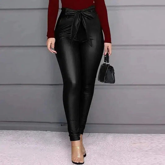 Cheky - Tight pu leather leggings