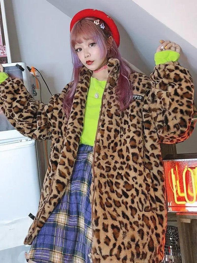 Cheky - popular Korean version of the street hip hop retro leopard