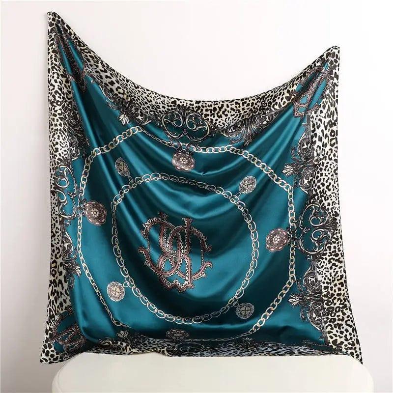 Cheky - Scarf Fashion Leopard Print Silk Scarf