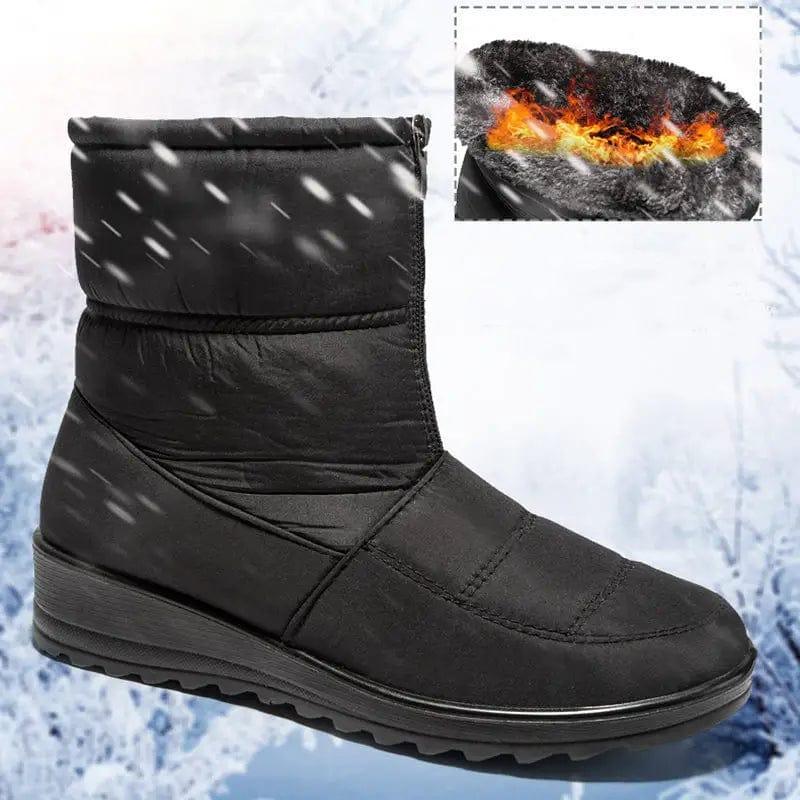 Cheky - Winter Snow Boots For Women Warm Plush Platform Boots Shoes